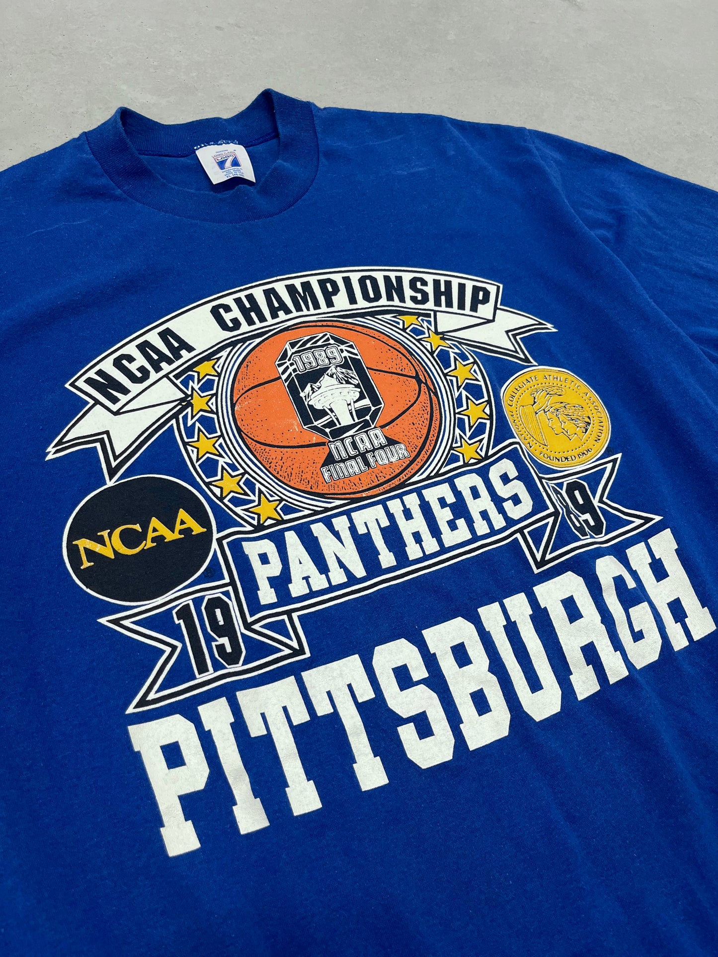 Vintage 80s NCAA Pittsburgh Panthers Championship Tee